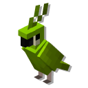 Minecraft Green Parrot and Parrot Spawn Egg