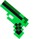 Minecraft Gun and Creeper