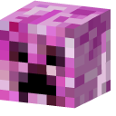 Minecraft Heart with Arrow and Pink Creeper
