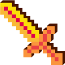 Minecraft Lava Bucket and Sword