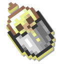 Minecraft Sulfur Cube and Bucket of Sulfur Cube