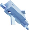 Minecraft Tube Coral and Dolphin