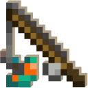 Minecraft Warped Fungus on a Stick and Strider