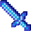 Minecraft Water Bucket and Sword