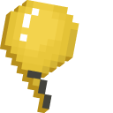Minecraft Yellow Dye and Balloon