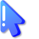 Minimal Blue Mirror
