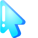 Minimal Blue Snowflake
