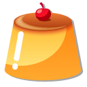 Minimal Gradient Caramel Pudding