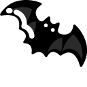 Minimal Black Bat