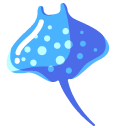 Minimal Blue Stingray