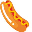 Minimal Hot Dog with Mustard