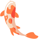 Minimal Koi Fish
