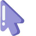 Minimal Lavender Computer Mouse