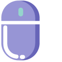 Minimal Lavender Computer Mouse