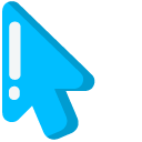 Minimal Light Blue Snowflake