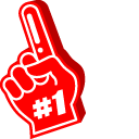 Minimal Number One Fan Glove