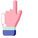 Minimal Pink Hand