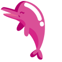 Minimal Pink River Dolphin