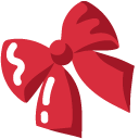 Minimal Red Bow