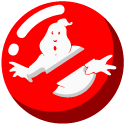 Minimal Red Ghostbusters Logo