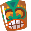 Minimal Tiki Mask