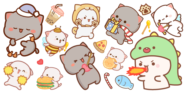 Mochi Mochi Peach Cats