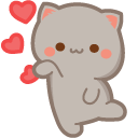 Cute Mochi Mochi Peach and Goma Cats