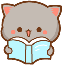 Kawaii Mochi Mochi Peach Cats Goma and Blue Book