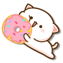 Mochi Mochi Peach Cat and Donut