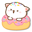 Mochi Mochi Peach Cat and Donut