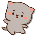 Mochi Mochi Peach Cats Peach and Goma Dancing