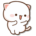 Mochi Mochi Peach Cats Peach and Goma Dancing