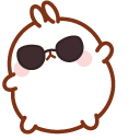 Cool Molang in Sunglasses