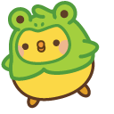 Kawaii Frog Molang and Piu Piu