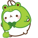 Kawaii Frog Molang and Piu Piu