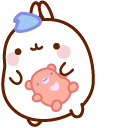 Kawaii Molang and Piu Piu Sleep Time