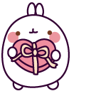 Molang and Gift for Valentine's Day