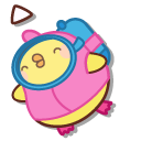 Molang and Piu Piu as Scuba Divers