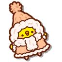 Molang and Piu Piu in Winter Clothes