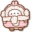 Molang and Piu Piu in Winter Clothes