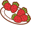 Molang and Strawberry