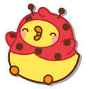 Molang Bee and Piu Piu Ladybug