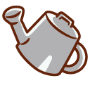 Molang Gardener with a Watering Can