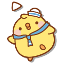 Molang Grey-Spotted White Pinco and Piu Piu as Sailors