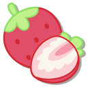 Molang in a Strawberry Costume