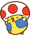 Molang Mario and Piu Piu Super Mushroom