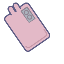 Sleepy Molang with a Phone