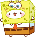 SpongeBob Molang and Patrick Piu Piu