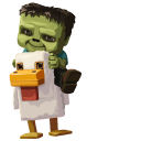 A Minecraft Movie Chicken Jockey