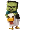A Minecraft Movie Chicken Jockey